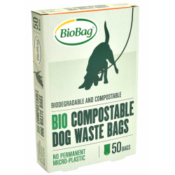 BioBag, Worki na psie odchody,  biodegradowalne i kompostowalne, 20x32cm, 50szt.